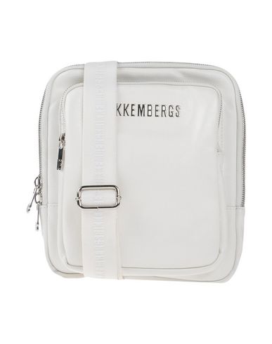BIKKEMBERGS メンズ メッセンジャーバッグ ホワイト ポリウレタン 100%