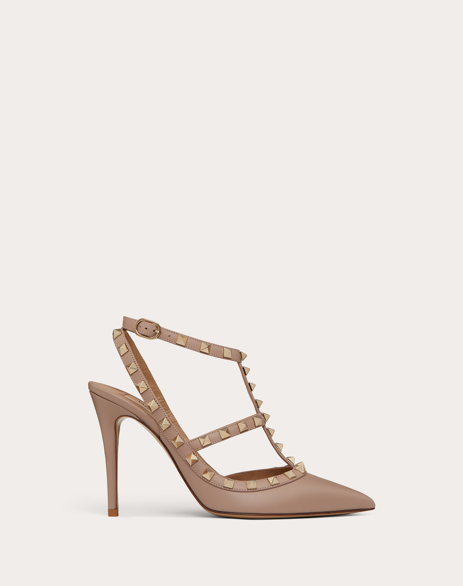 Rockstud ankle strap pump 100 mm for Woman | Valentino Online Boutique