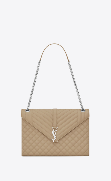 Women S Shoulder Bags Saint Lau Ysl Envelope Chain Bag In Grain De Poudre Embossed Leather
