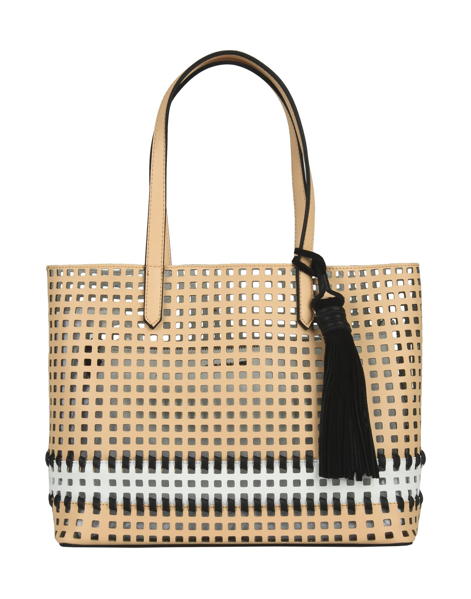 Сумка на руку  - Черный,Бежевый цвет