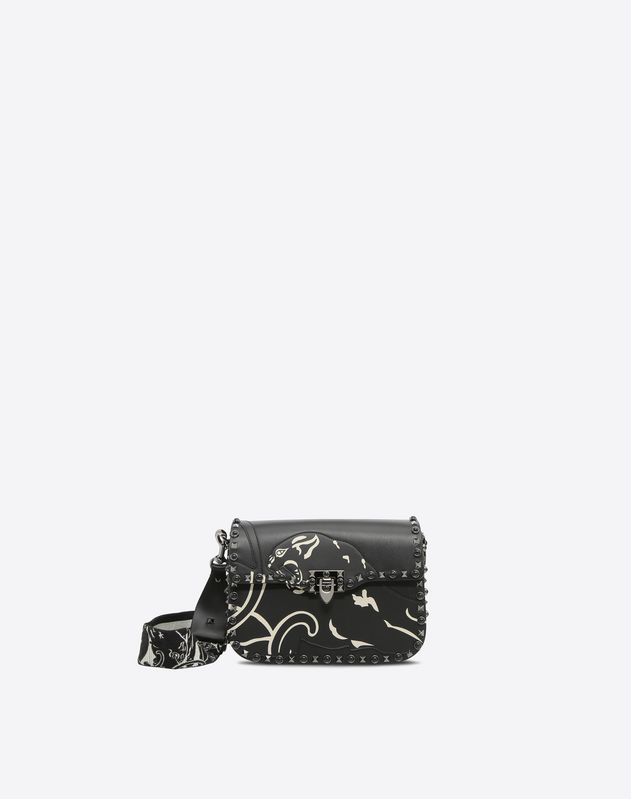 valentino monochrome rockstud bag