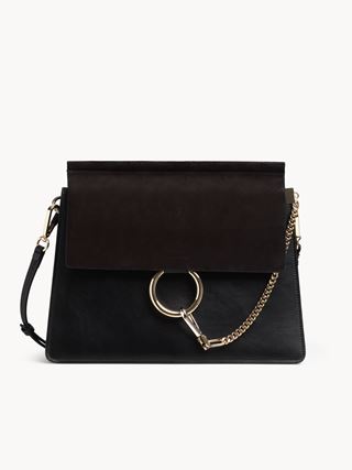 chloe faye bag black