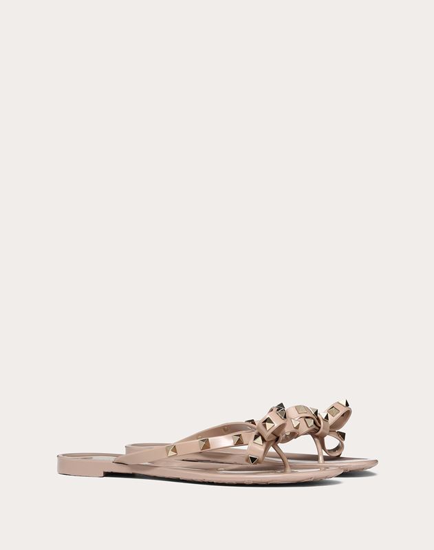valentino rubber rockstud thong