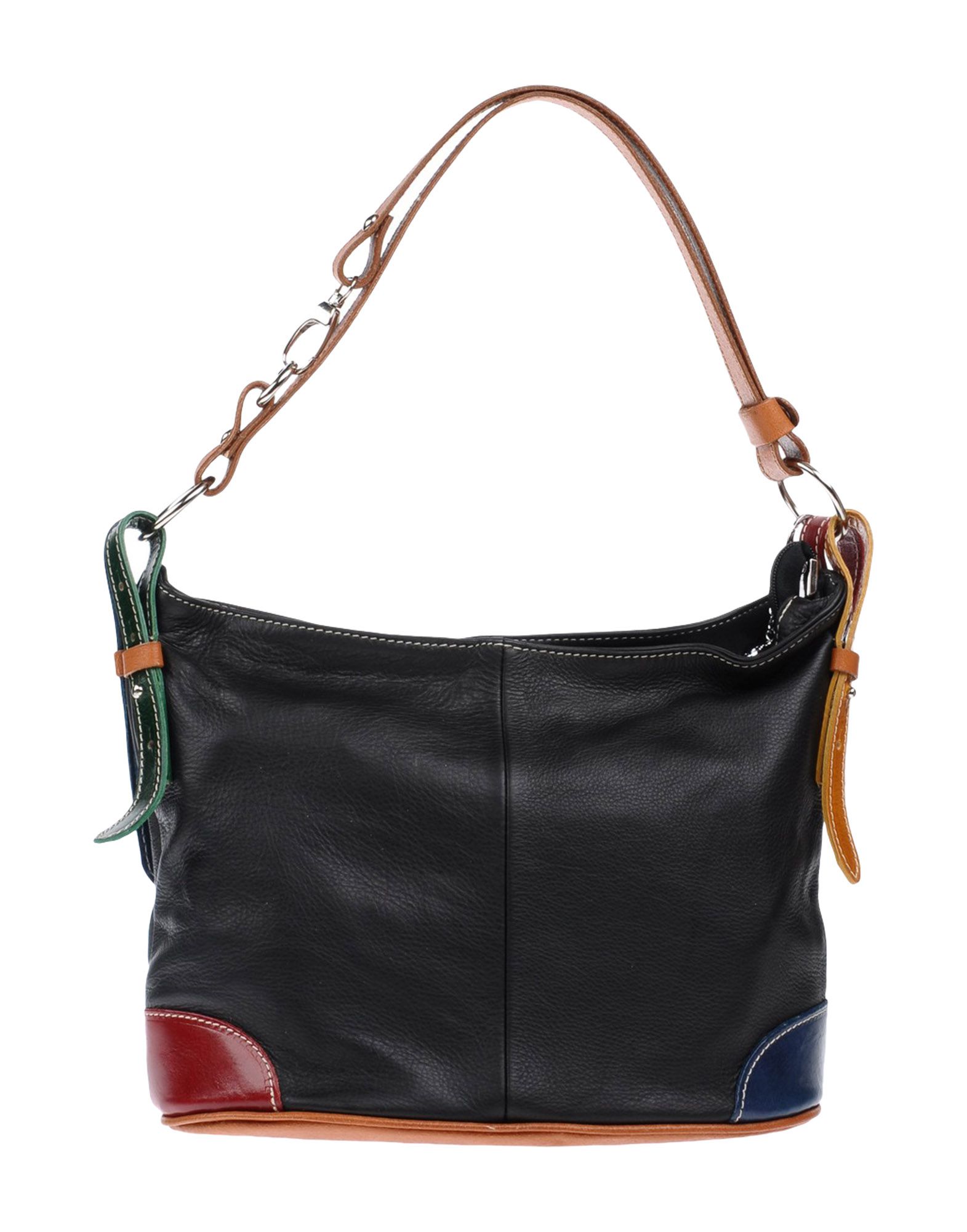 Сумка на руку  - Коричневый,Черный цвет