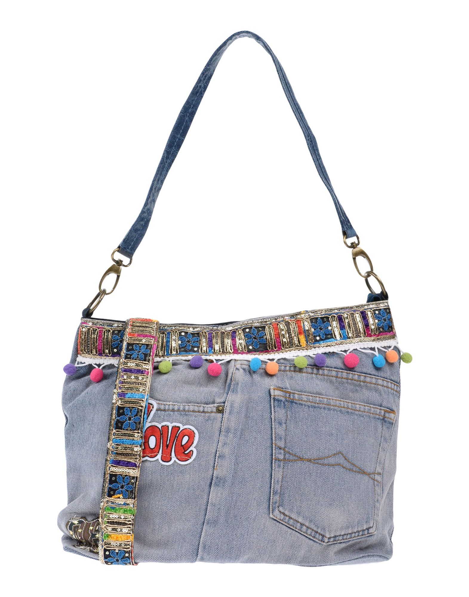 Сумка на руку  - Синий цвет