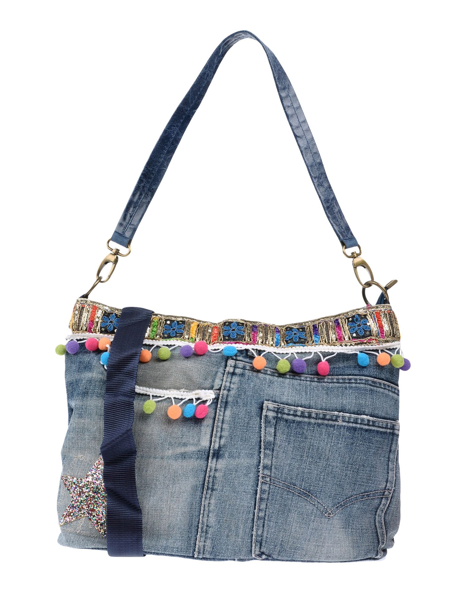 Сумка на руку  - Синий цвет