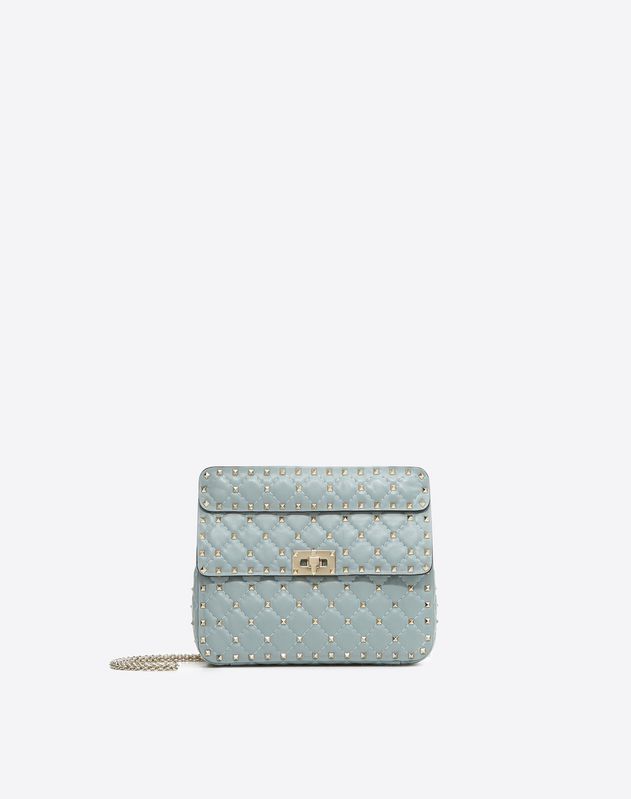 valentino rockstud turquoise bag