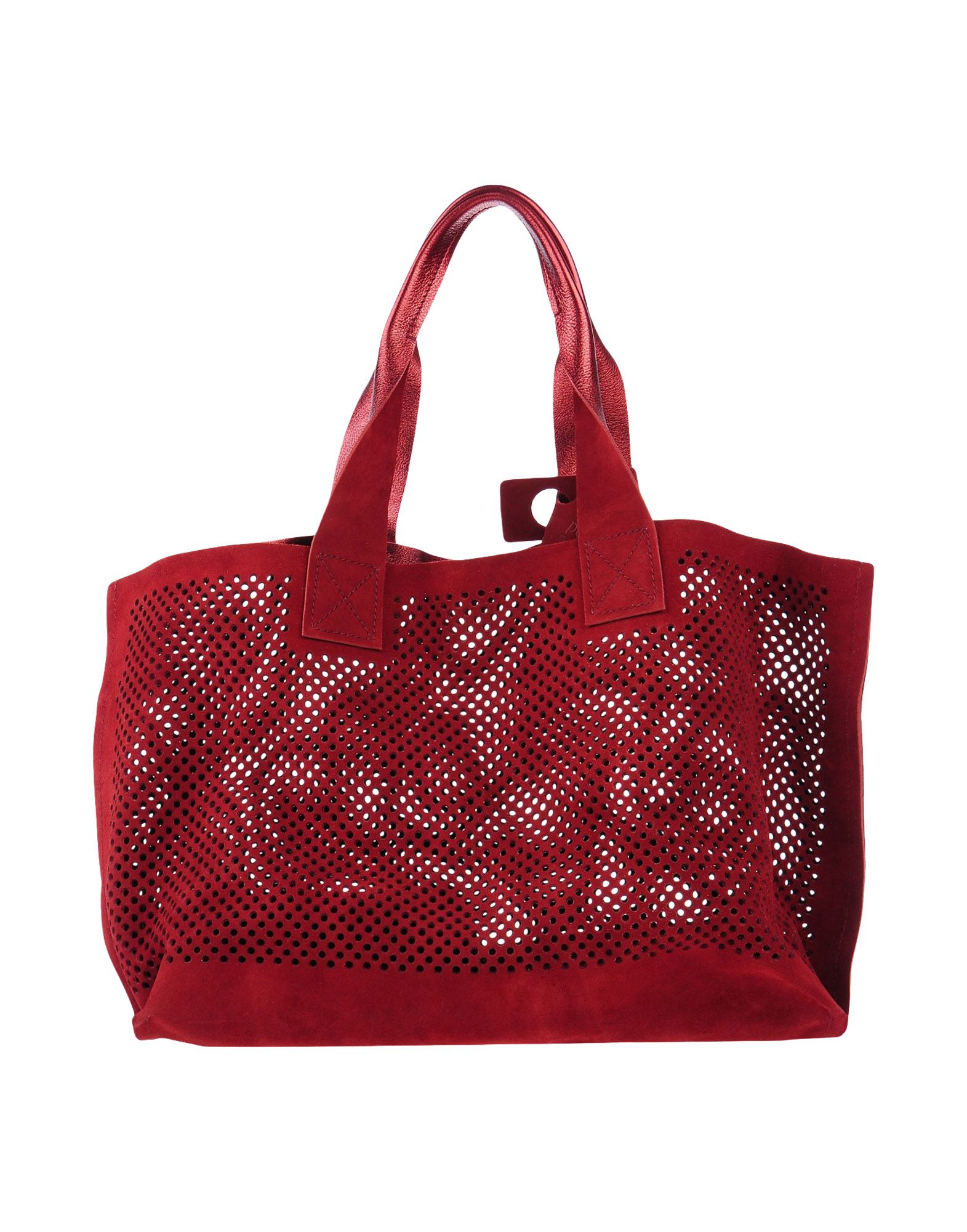 Сумка на руку  - Коричневый,Красный цвет