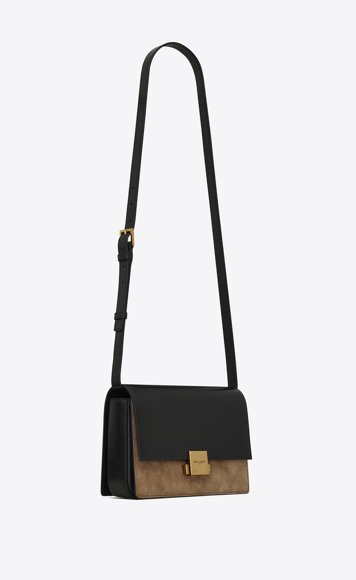 Saint Laurent Medium BELLECHASSE SAINT LAURENT Bag In Black Leather And ...