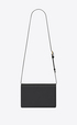 medium bellechasse saint laurent bag in black leather