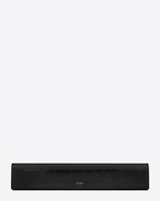 SAINT LAURENT Clutches D FETICHE long clutch in black moroder leather f