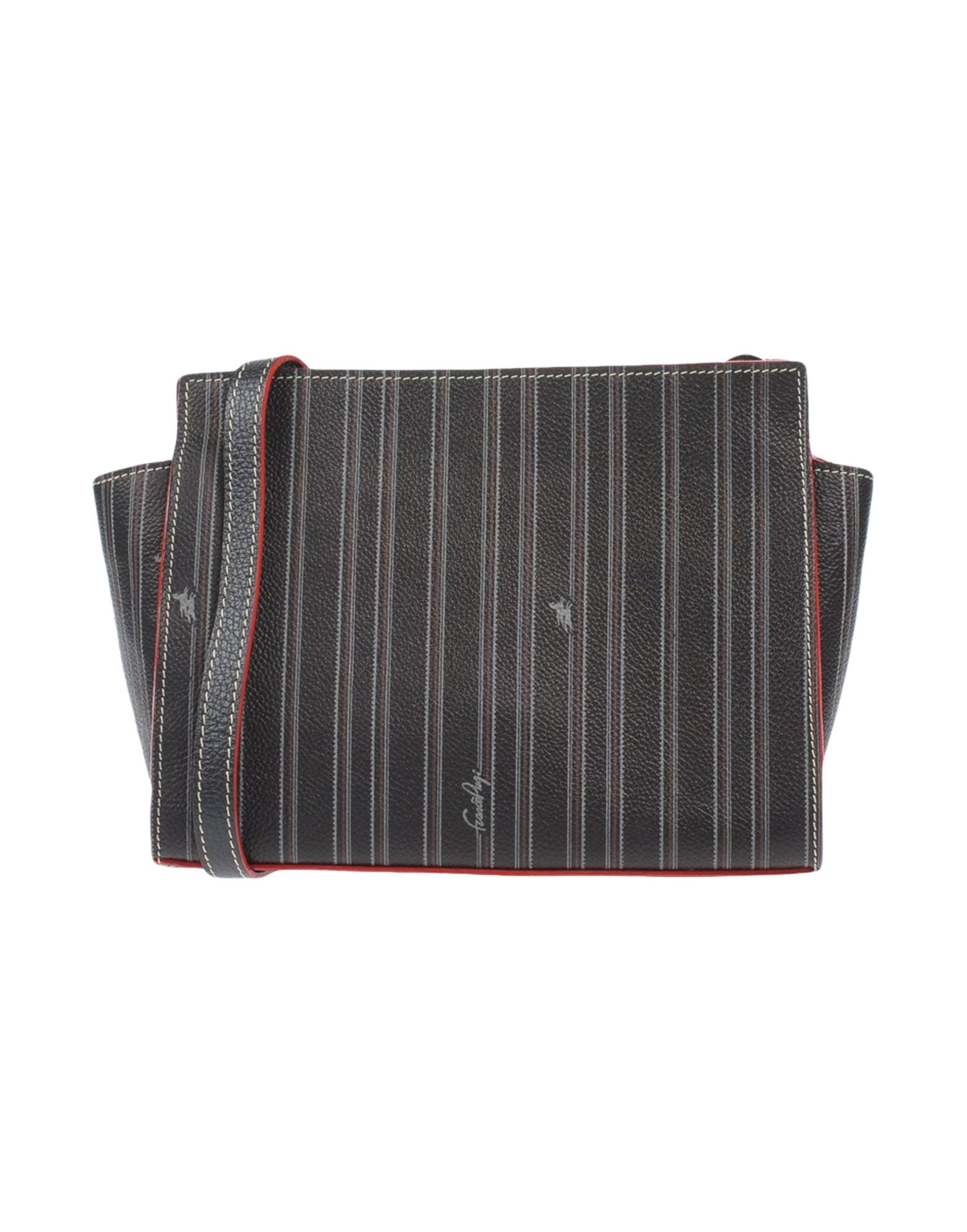 Сумка на руку  - Коричневый,Черный цвет