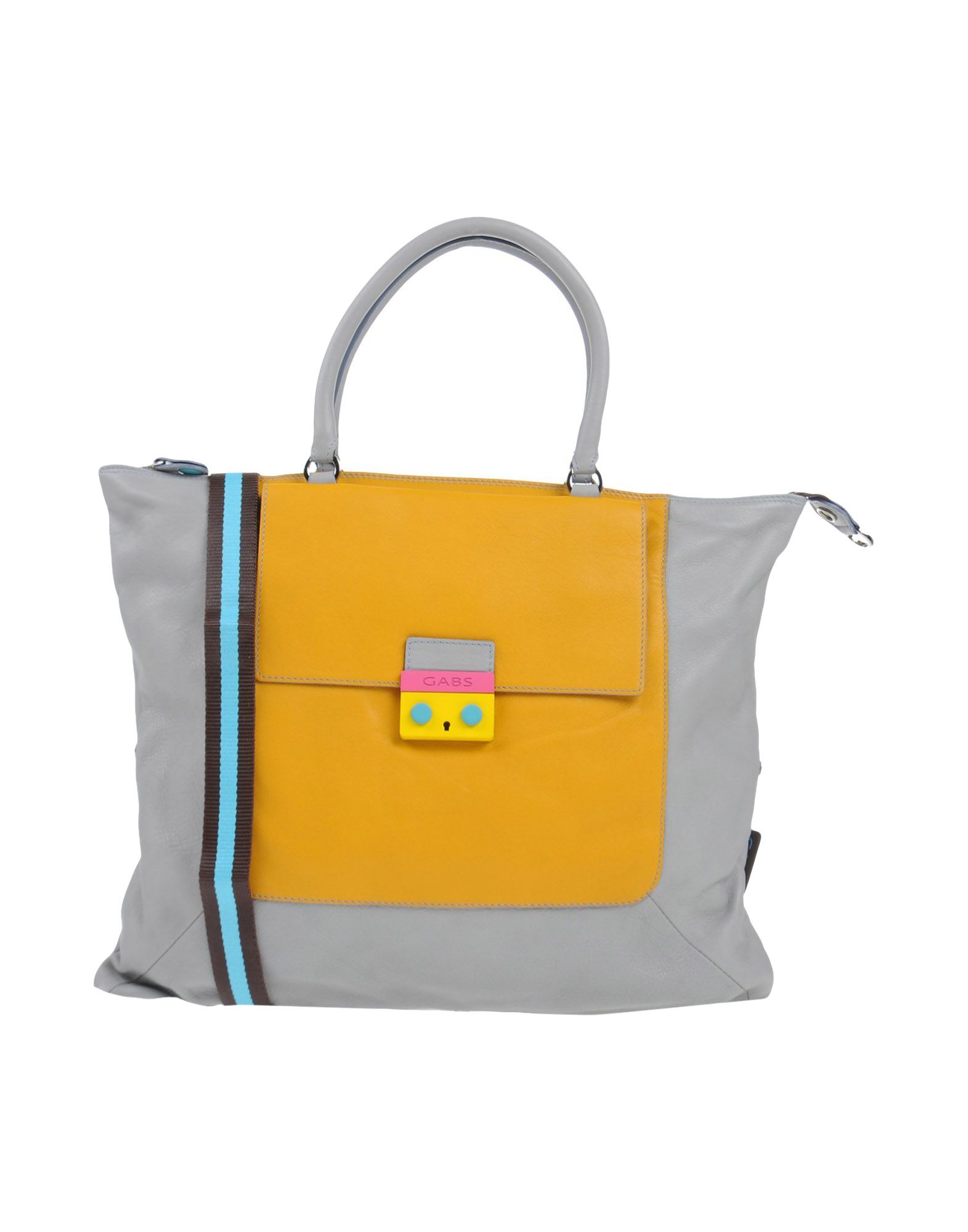 Сумка на руку  - Коричневый,Синий,Желтый цвет