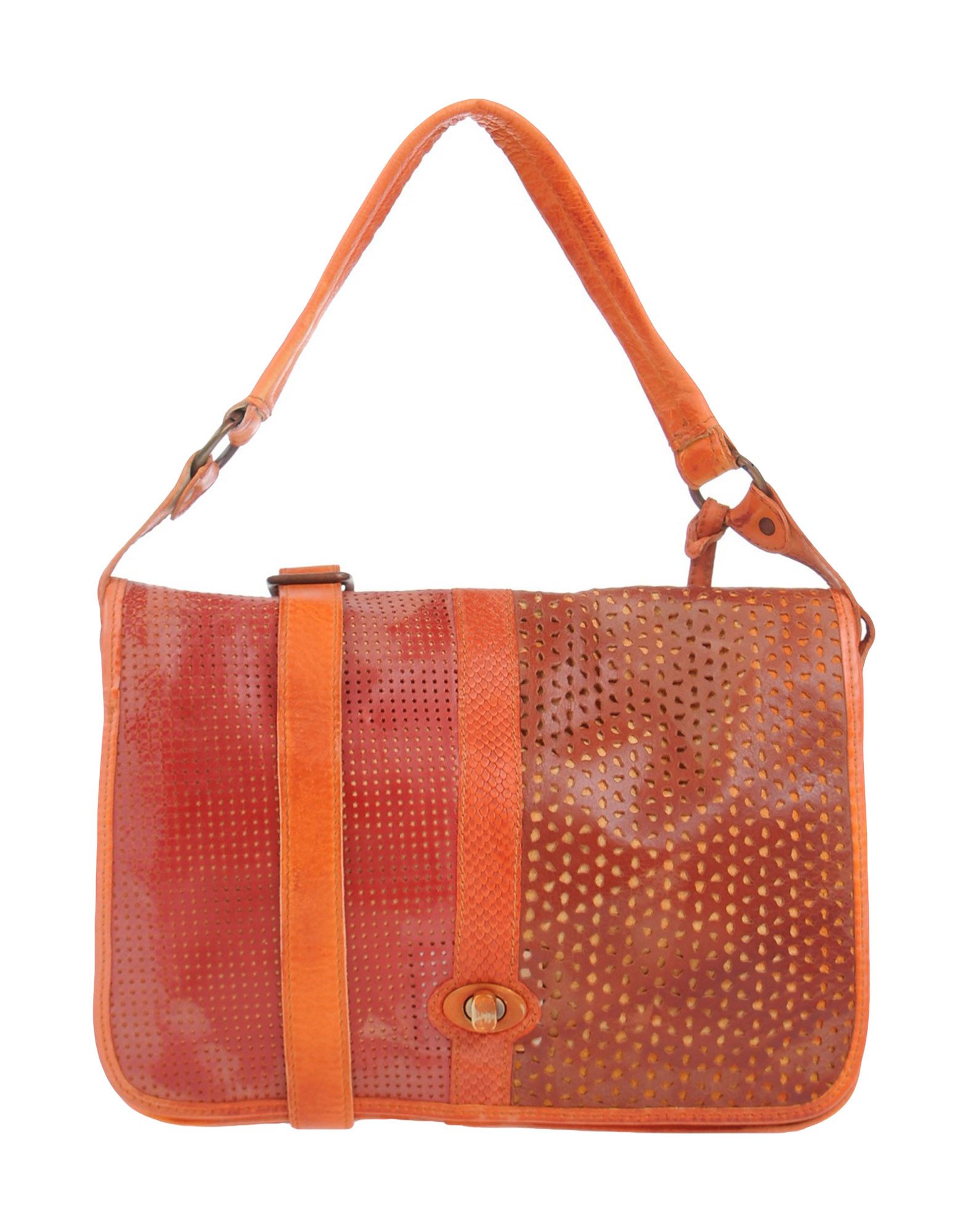 Сумка на руку  - Зеленый,Розовый,Оранжевый цвет