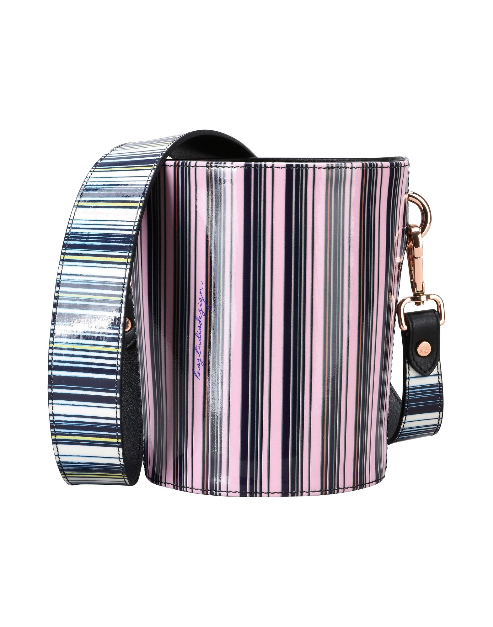《期間限定セール開催中!》LEO STUDIO DESIGN レディース メッセンジャーバッグ ピンク 紡績繊維 MINI BUCKET BAG