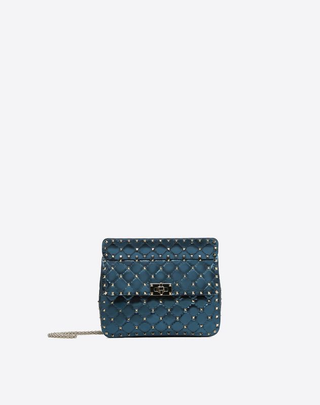 Medium Metallic Spike Bag For Woman Valentino Online Boutique Medium Metallic Spike Bag For Woman