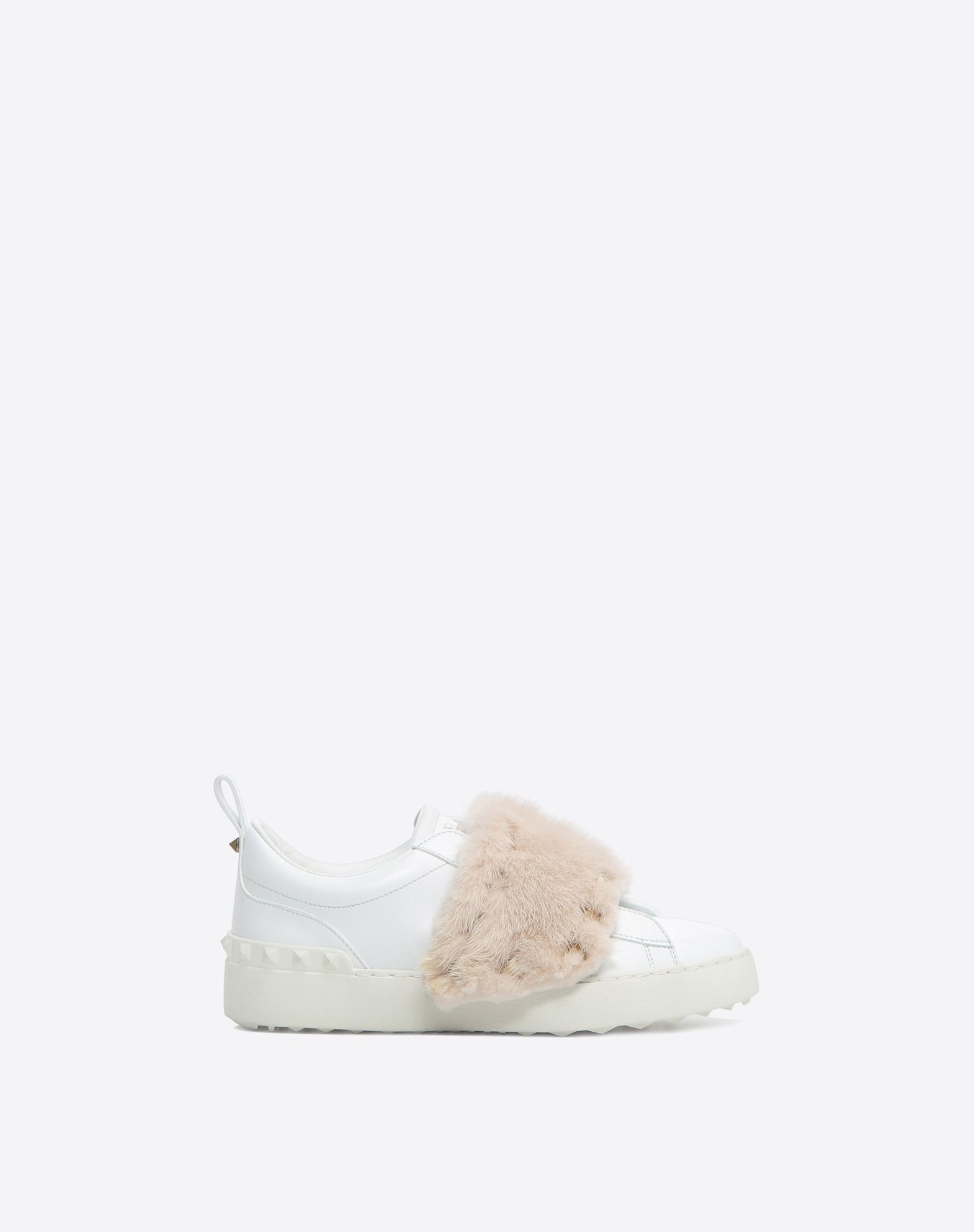 valentino sneakers with fur