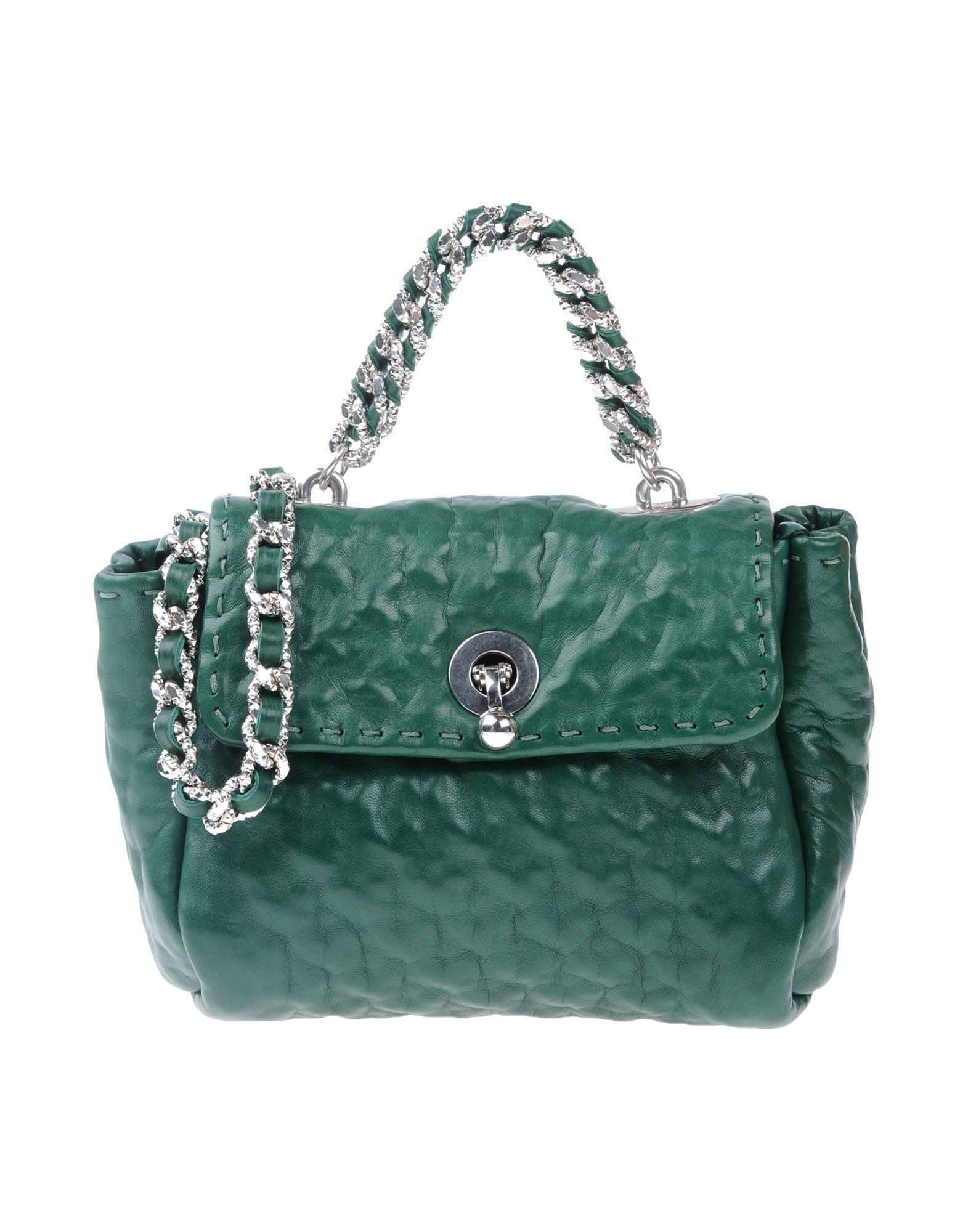 Сумка на руку  - Темно-фиолетовый,Зеленый цвет