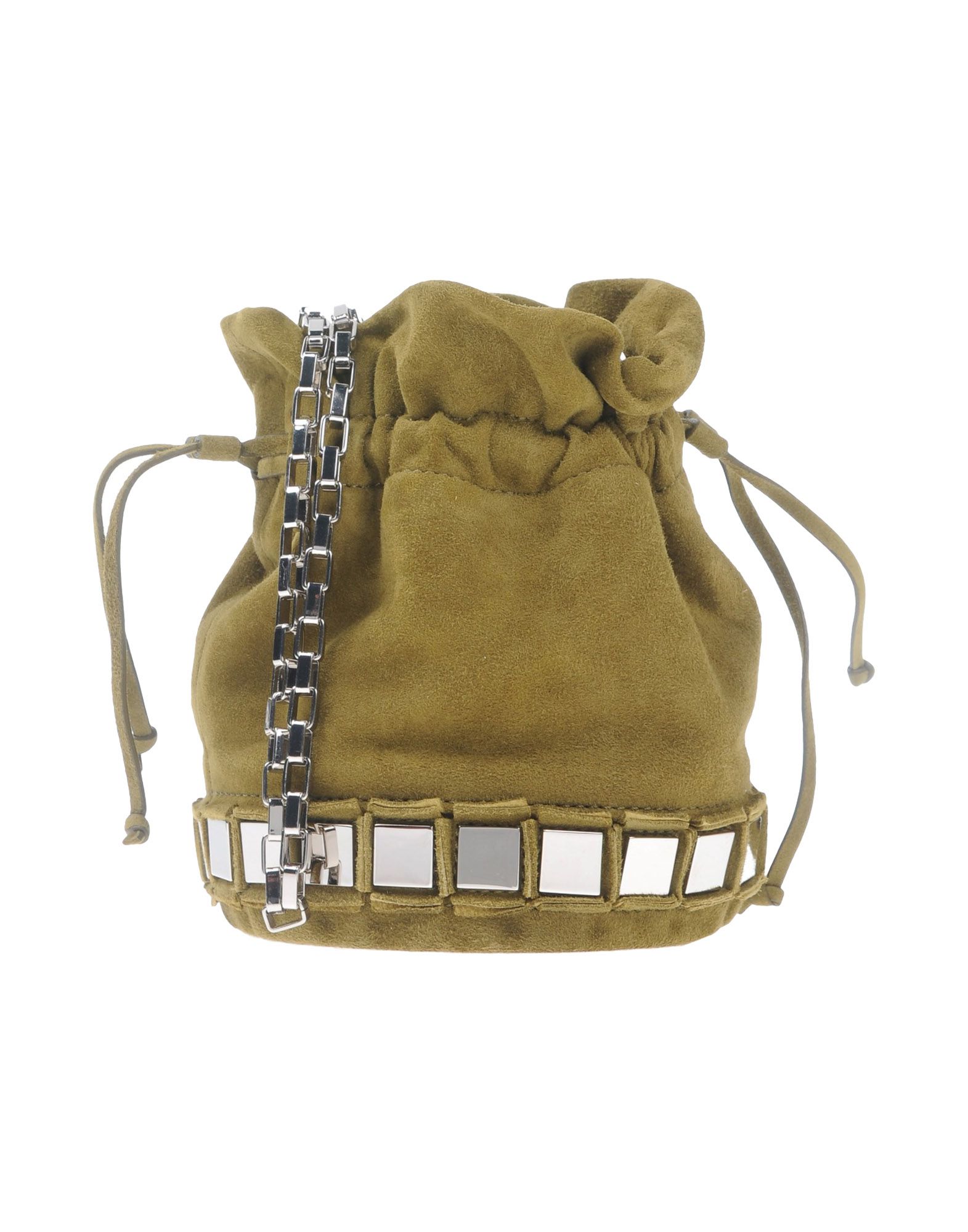 Сумка через плечо  - Зеленый,Серый цвет