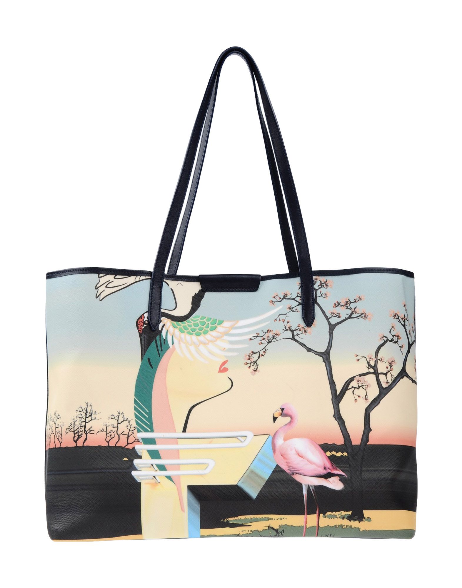 Сумка на плечо  - Голубой цвет