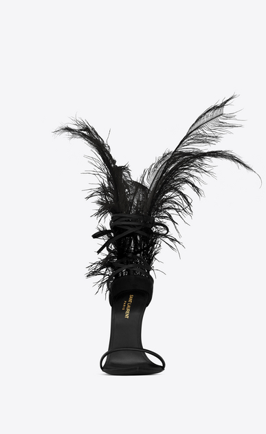 ysl feather heels
