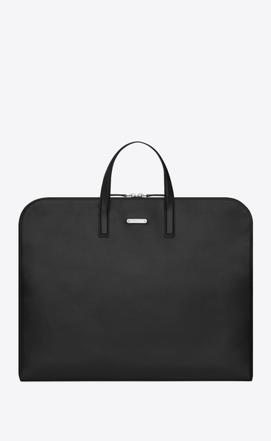 SAINT LAURENT Business Man ID document holder in black leather a_V4