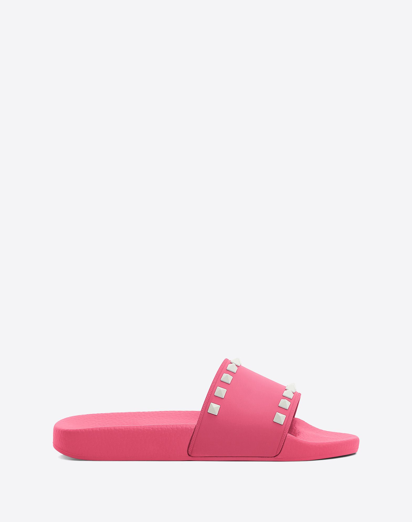 womens pink valentino sliders