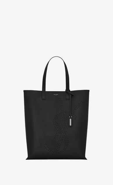 BOLD shopping bag in vintage leather with perforated logo