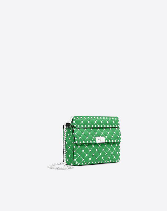 rockstud spike chain bag