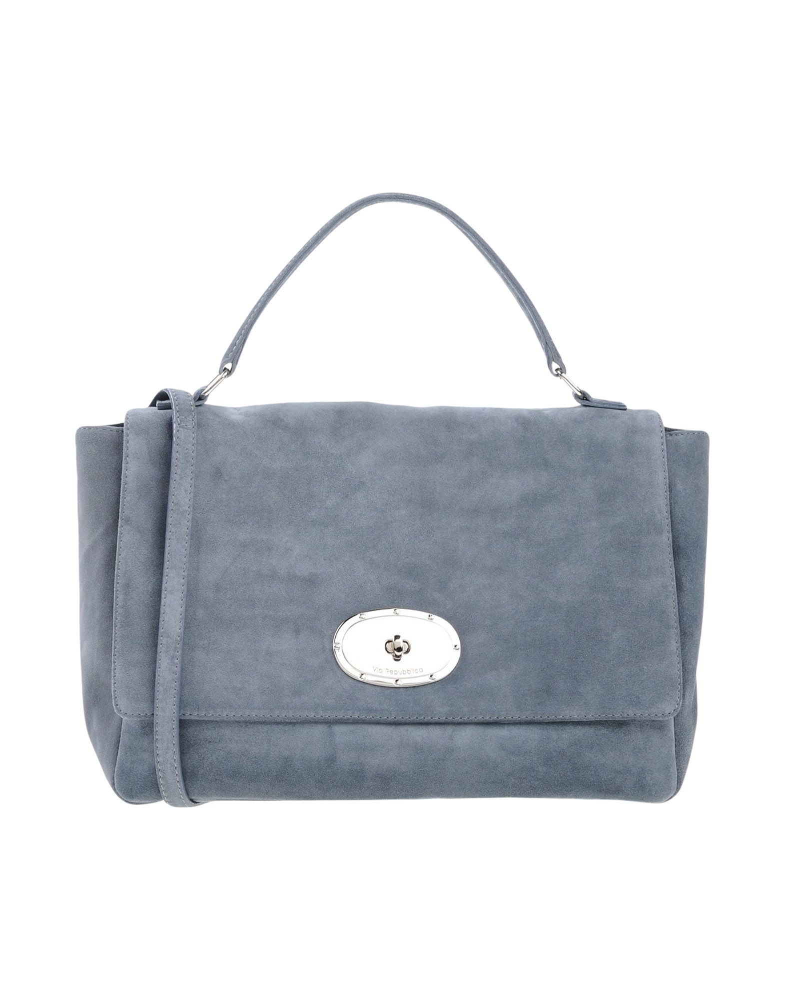 Сумка на руку  - Коричневый,Серый цвет