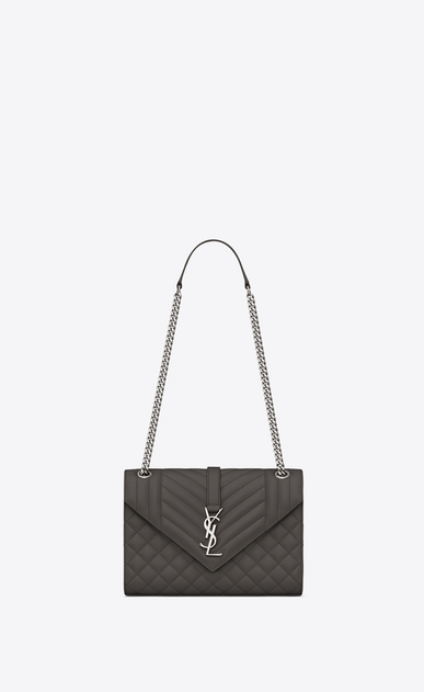 Women S Shoulder Bags Saint Lau Ysl Envelope Medium Bag In Grain De Poudre Embossed Leather