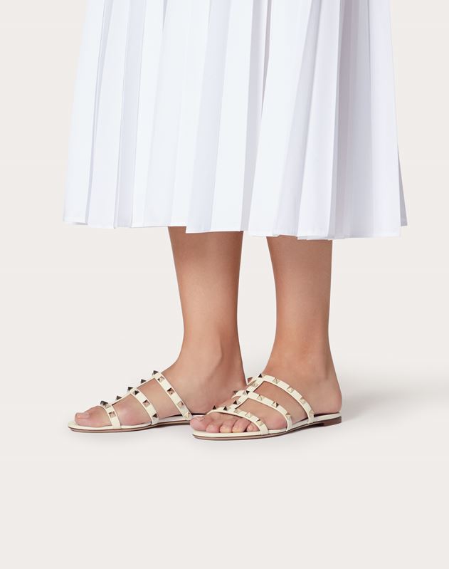 valentino garavani rockstud slide sandal