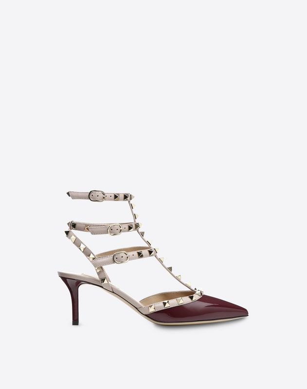 Rockstud Ankle Strap Pump for Woman 