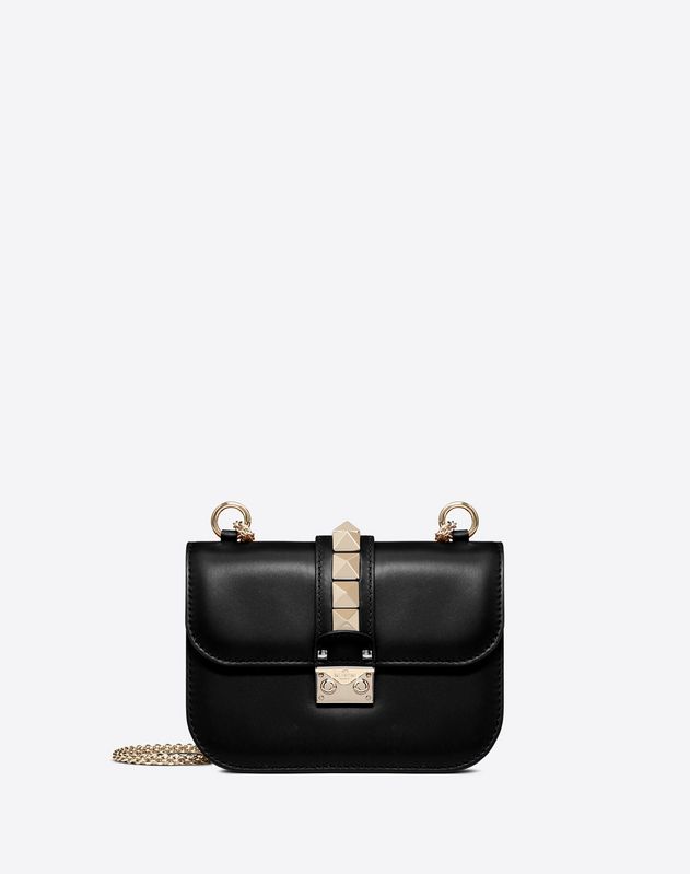 valentino black bag with chain