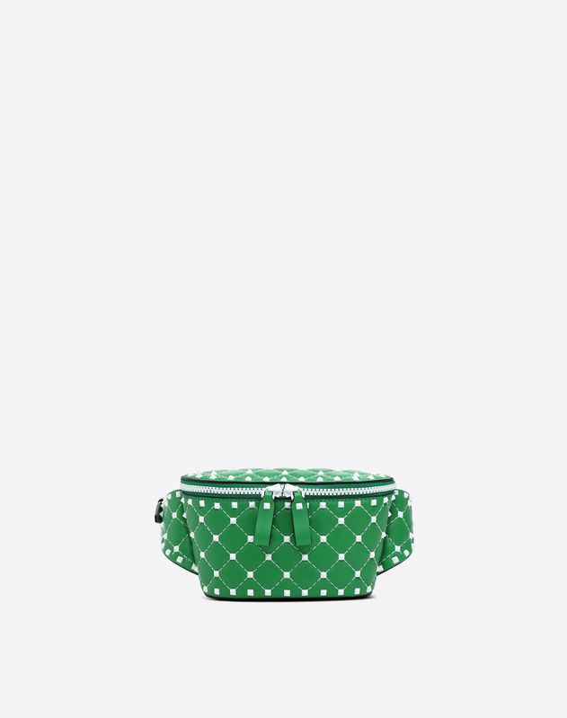 valentino rockstud bag green