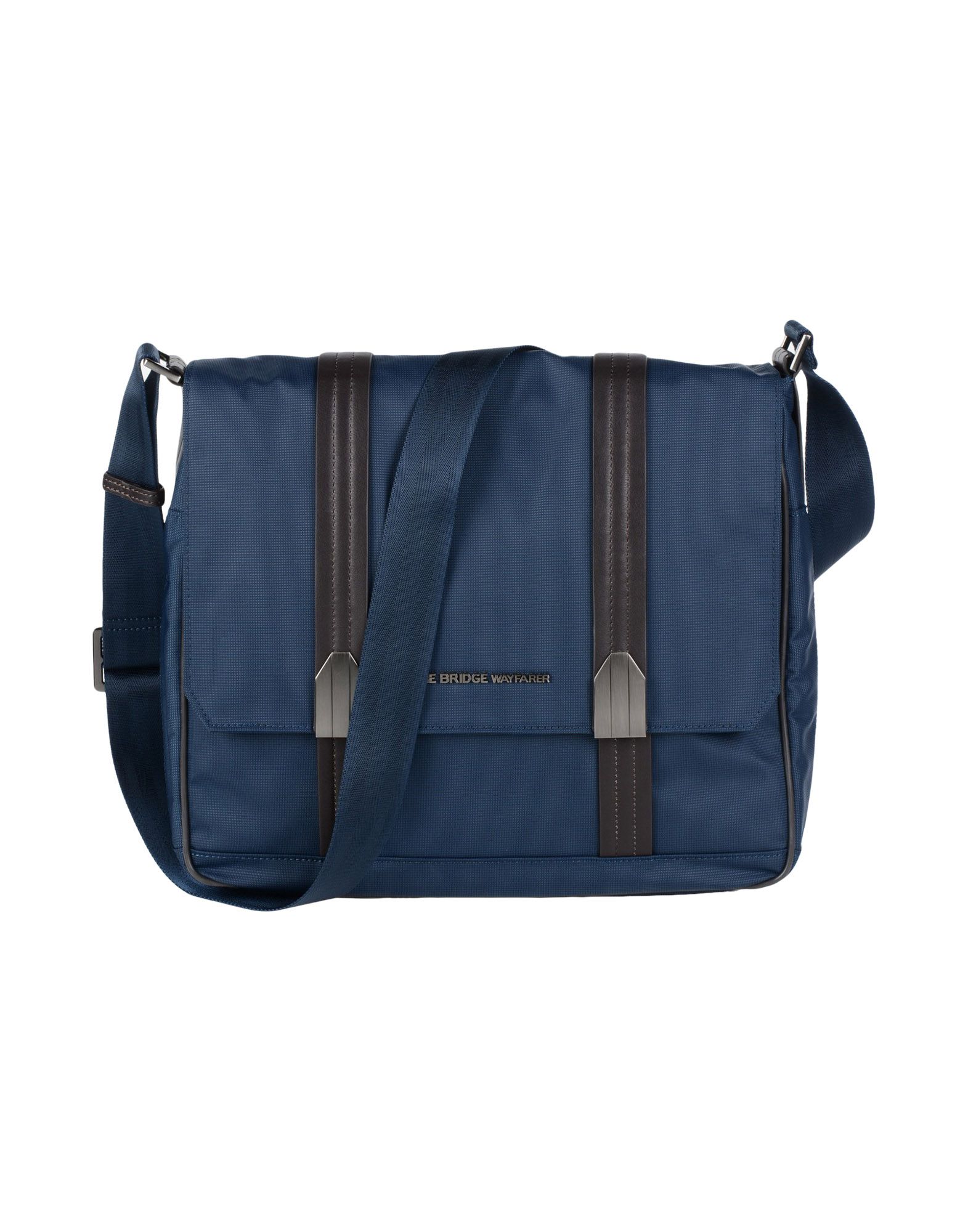Деловая сумка  - Коричневый,Синий цвет