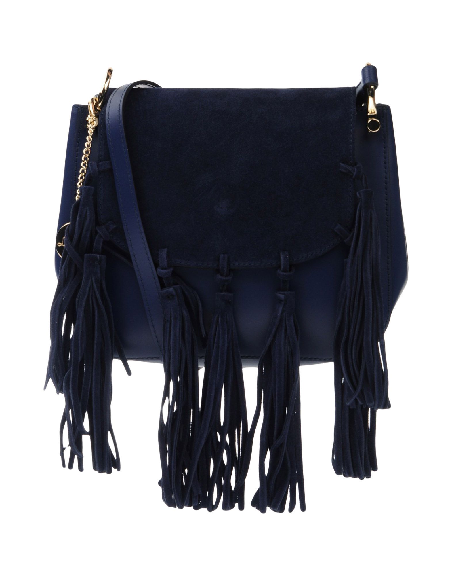 Сумка через плечо  - Черный,Синий цвет