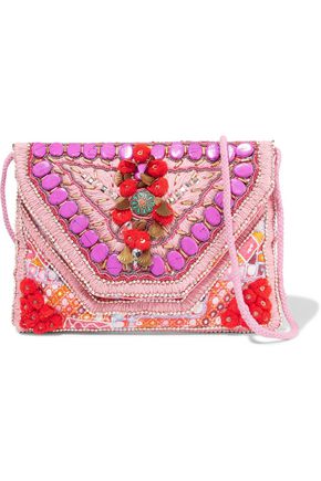 Coza Embellished Cotton Shoulder Bag Antik Batik Up To 70 Antik Batik Coza Embellished Cotton Shoulder Bag