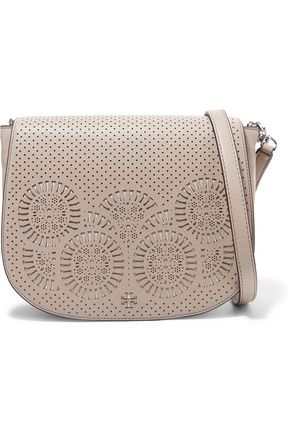Tory Burch Bags Up To 70 Off Gb The Outnet Tory Burch Laser Cut Leather Shoulder Bag