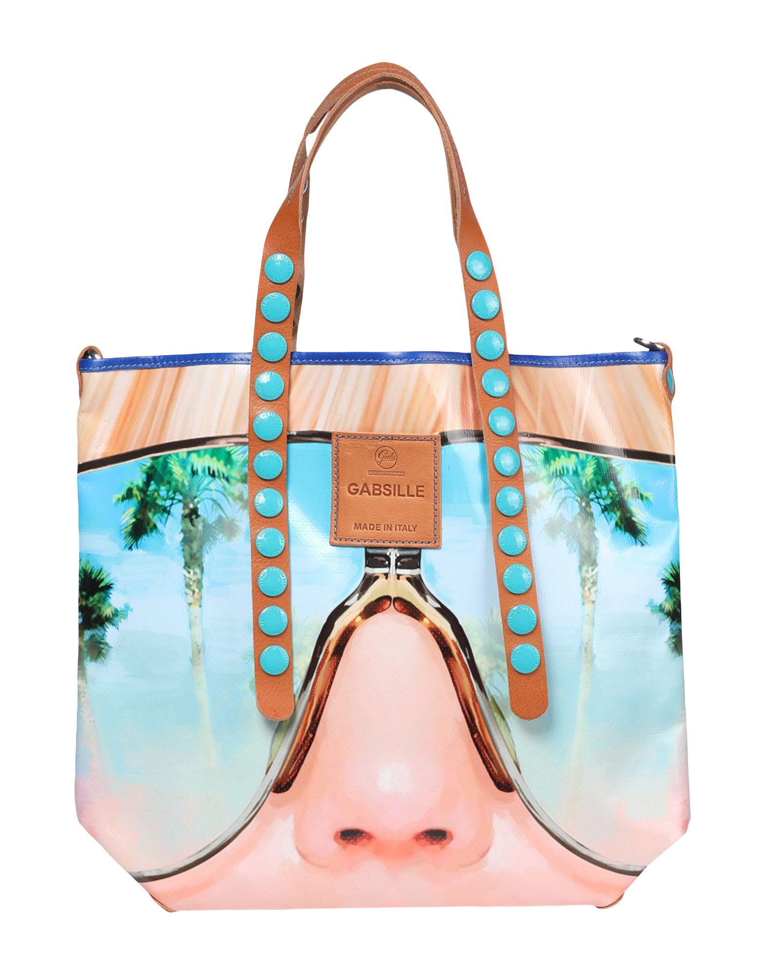 Сумка на руку  - Голубой цвет