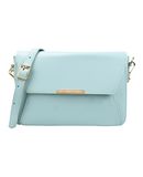 TUSCANY LEATHER Damen Umh�ngetasche Farbe Himmelblau Gr��e 1
