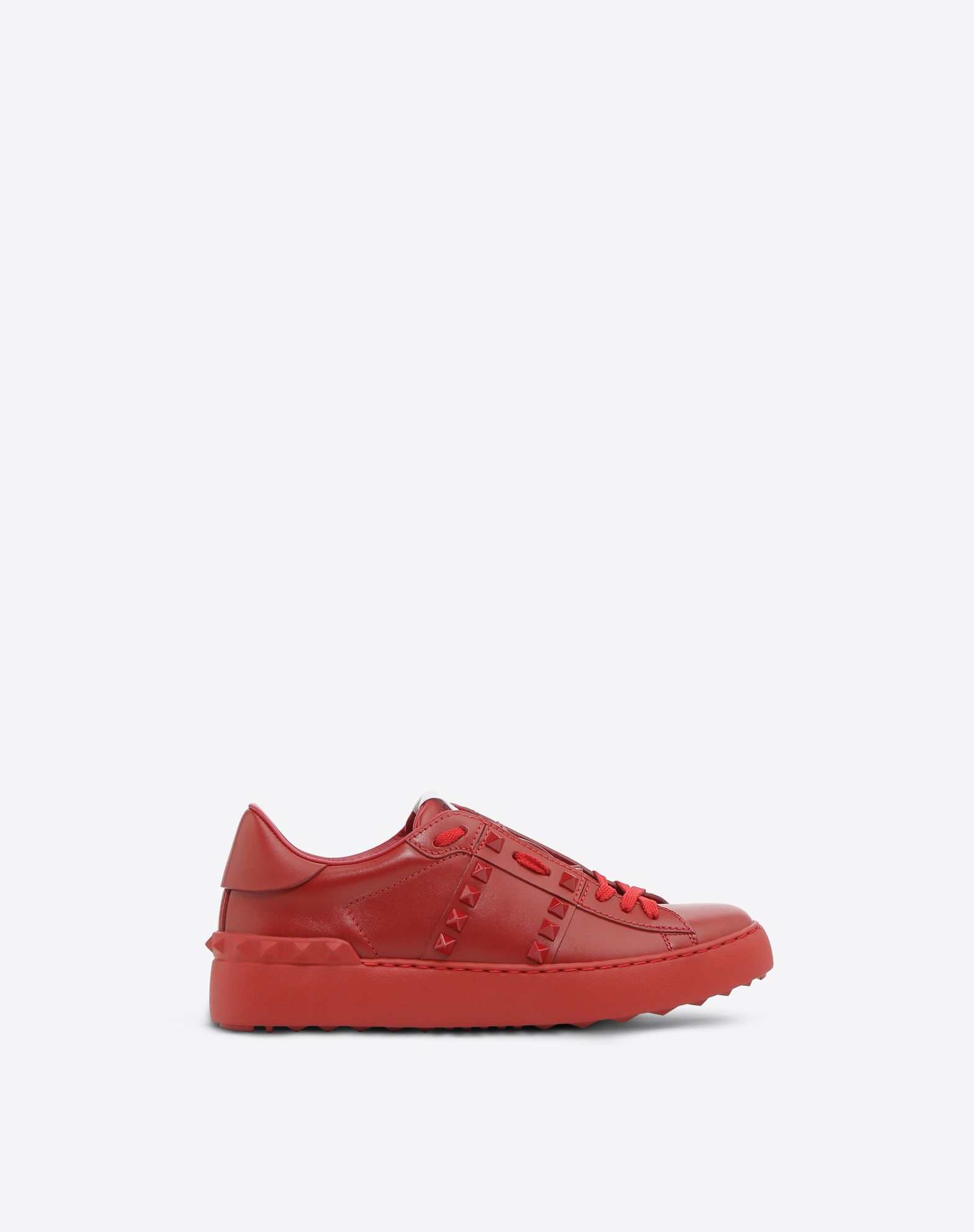 Sneaker Rockstud Untitled Rosso Donna | Valentino Online Boutique