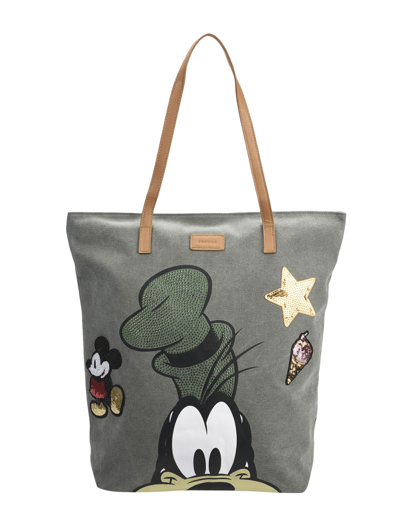 Сумка на плечо  - Серый цвет