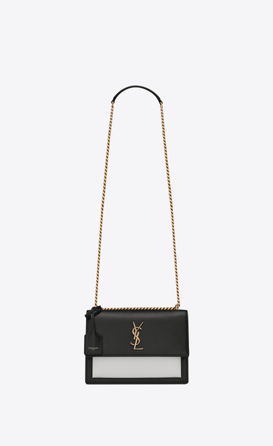 ysl sunset bag white