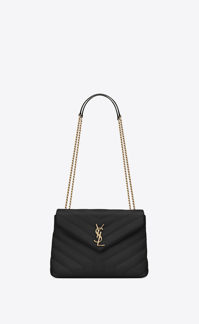 ysl loulou small black and gold