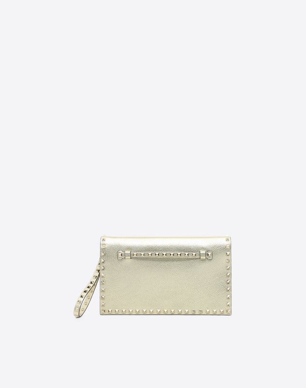 valentino rockstud wristlet clutch