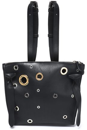 Jil Sander Bags Up To 70 Off Gb The Outnet Jil Sander Eyelet Embellished Leather Backpack