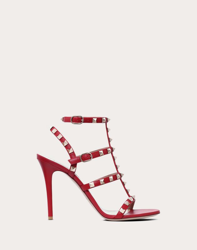 valentino rockstud ankle strap sandal