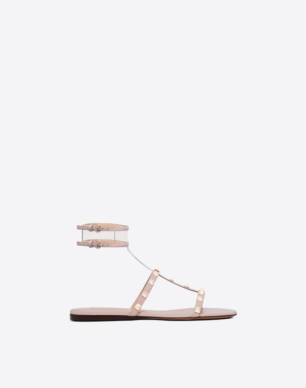 valentino pvc rockstud sandals