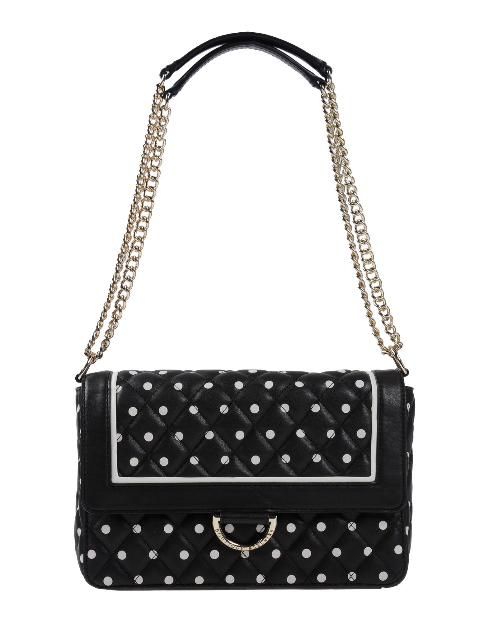 boutique moschino handbags in black